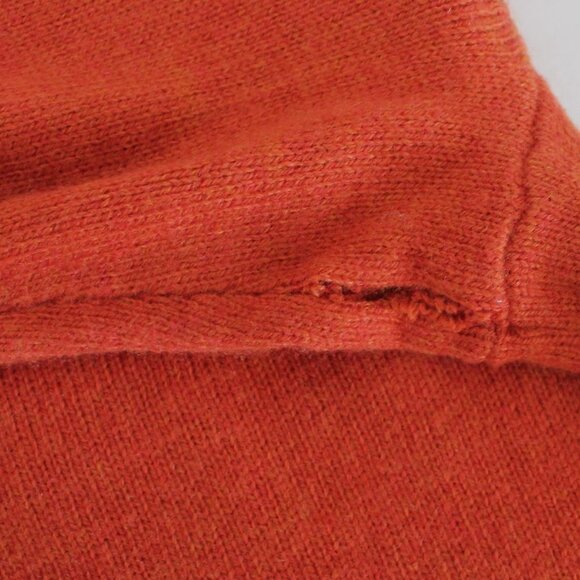 J crew Factory Crewneck Sweater In supersoft Wool Blend Rust New With/Defects - Picture 7 of 9